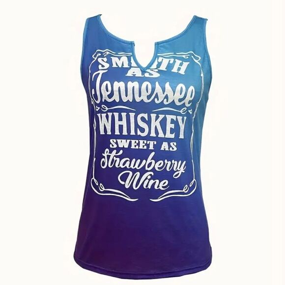 Whiskey & Wine Tank in Ombre🍷🥃 - Picture 2 of 6
